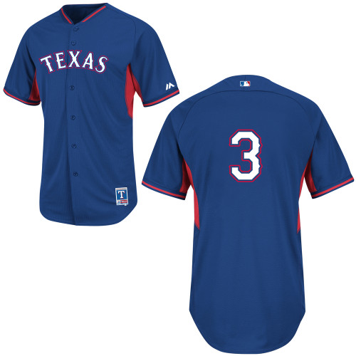 Luis Sardinas #3 Youth Baseball Jersey-Texas Rangers Authentic 2014 Cool Base BP MLB Jersey